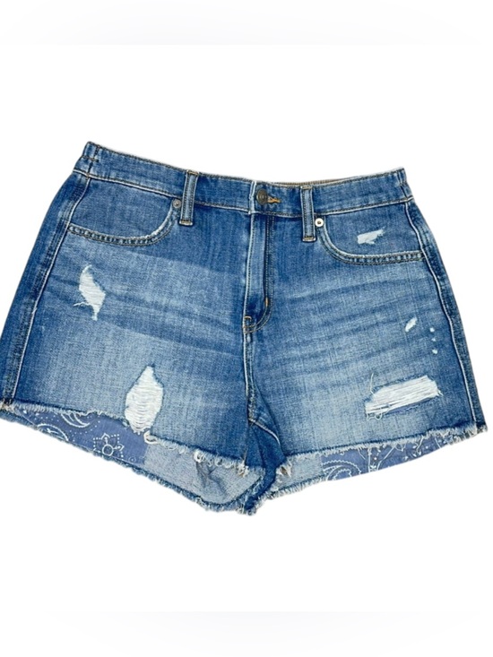 aerie Pants - Aerie Daydream Denim Short Distressed Elastic waist Size Small